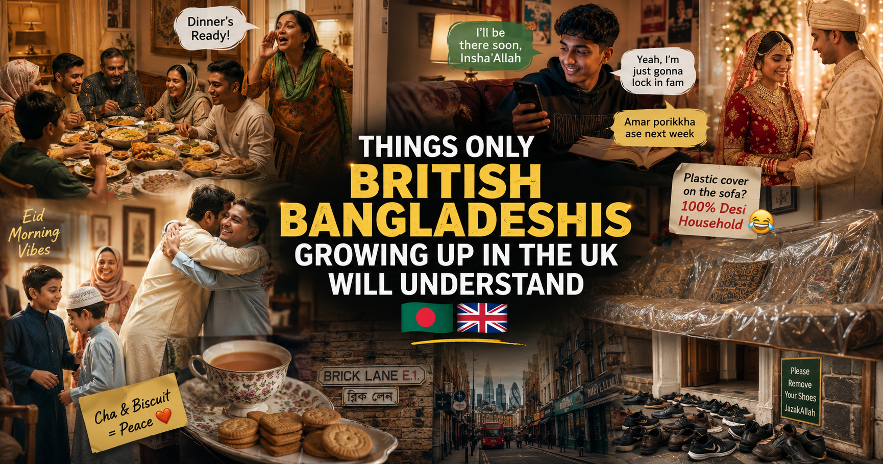 Things Only British Bangladeshis Growing Up in the UK Will Understand 🇧🇩🇬🇧 | UK-এ বড় হওয়া বাংলাদেশিদের relatable গল্প